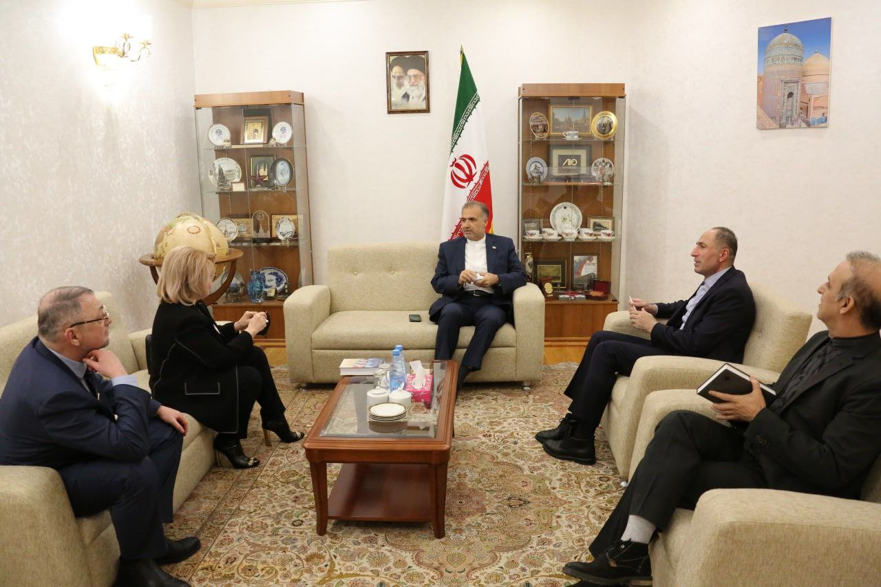 ملاقات سفیر ایران در روسیه با رئیس کنفدراسیون صنعتگران و کارآفرینان مسکو