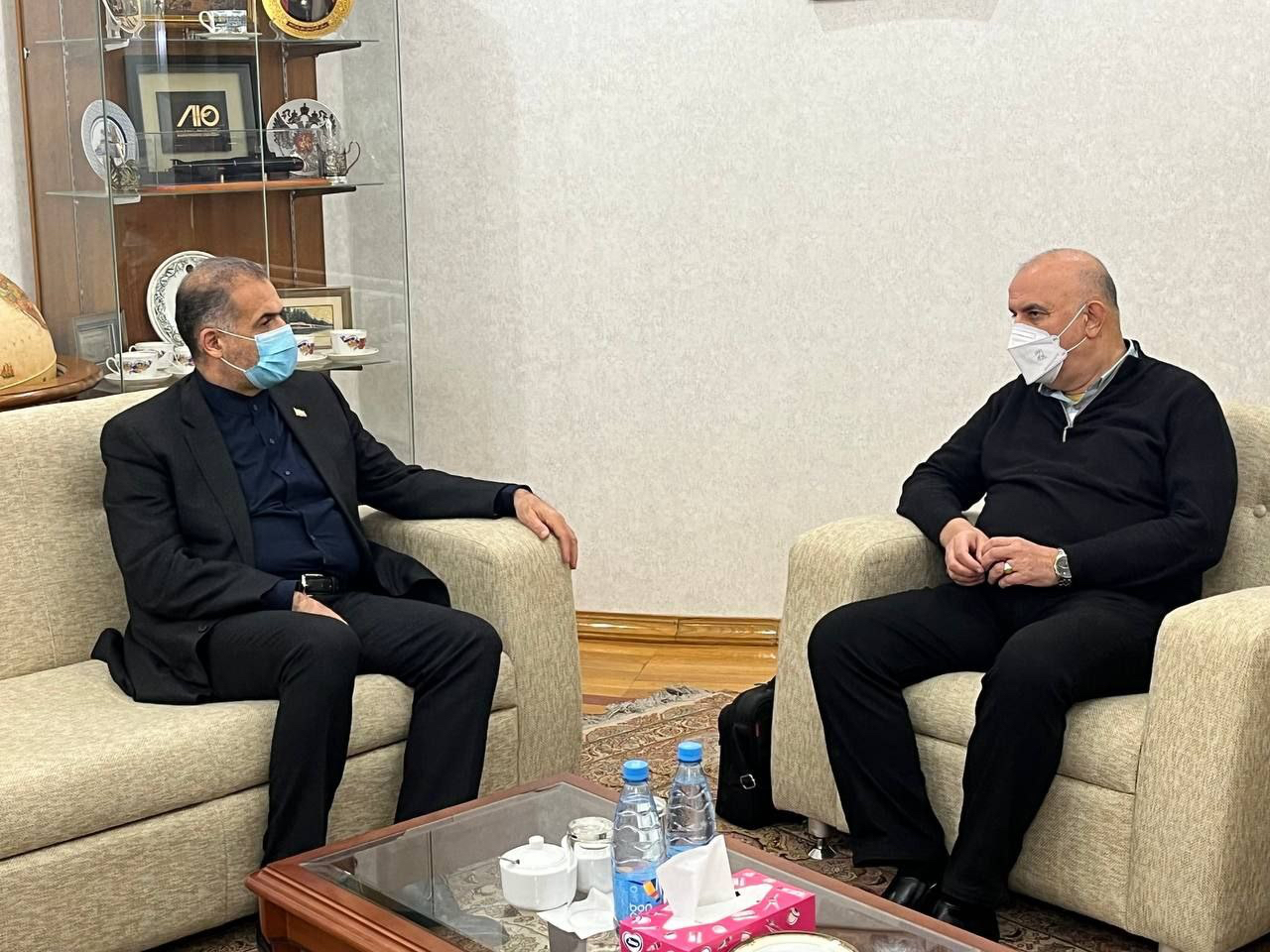 دیدار رئیس اتاق بازرگانی مشترک ایران و روسیه با سفیر جمهوری اسلامی ایران